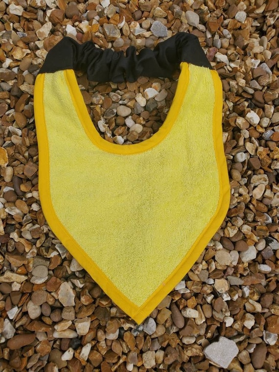 Puppy  Bib ,Puppy drool dog bib, slobber dog bib ,small dog bib, puppy dog bib, Yellow puppy bib ,