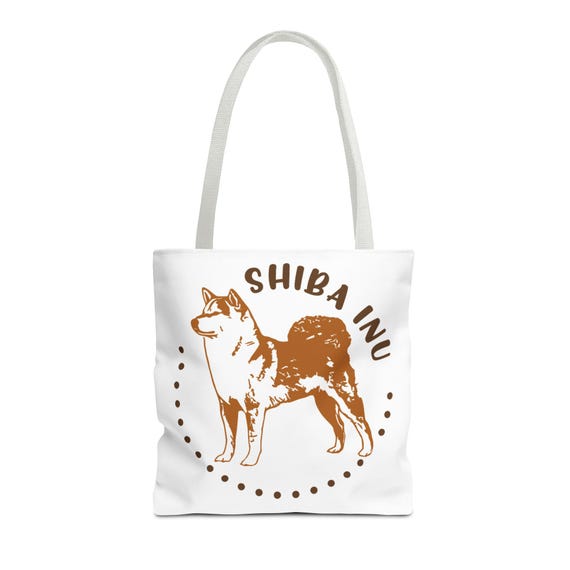 Shiba Inu Tote Bag - Dog Lover Gift, Pet Accessory, Fashionable Handbag, Cute Canvas Bag, Perfect for Dog Owners