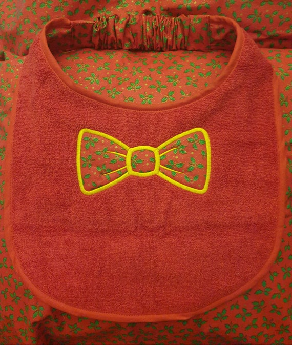 Dog Bib ,Large drool bib ,  slobber dog bib ,  Christmas dog bib , large breed dog bib .