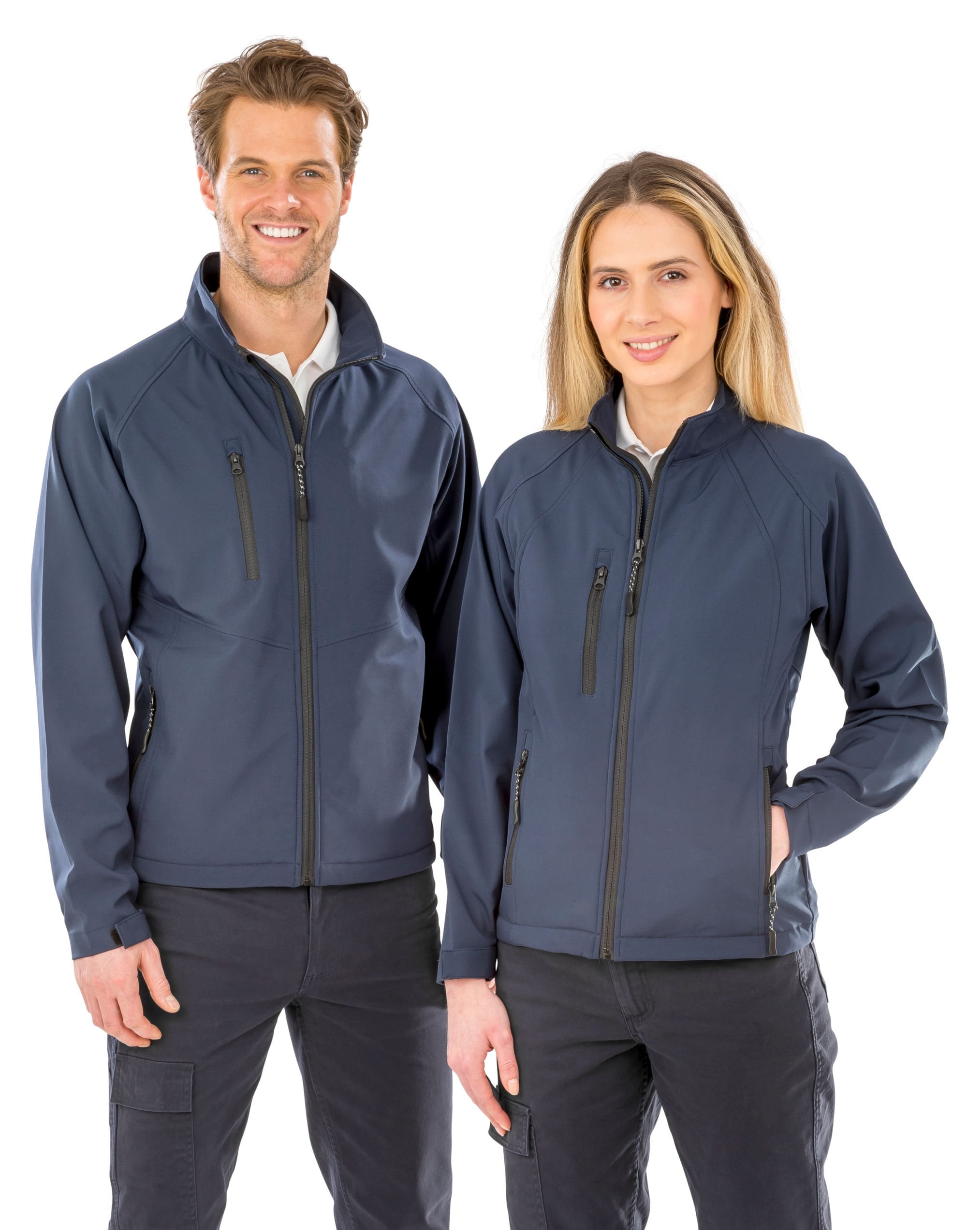 Chaqueta softshell hombre con bordados personalizados de