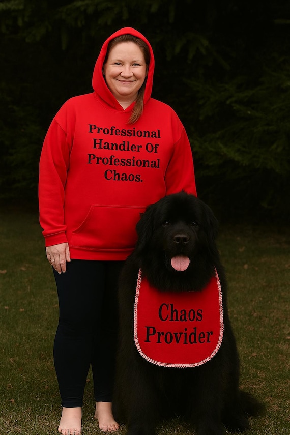 Matching Dog & Owner Hoodie Bib Set, Funny Pet Outfit