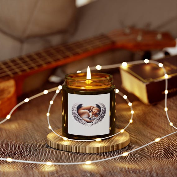 Candle, Shiba Inu Memorial Pet Loss Candle, Coconut Apricot Wax, 4oz, 9oz -  Dog Remembrance Candle, Pet Sympathy Gift,