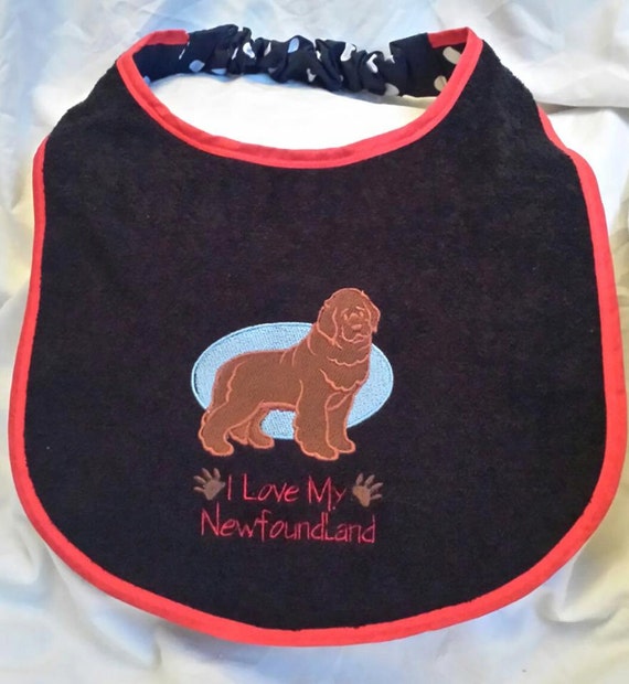 Dog Bib ,large drool slobber dog bib newfoundland