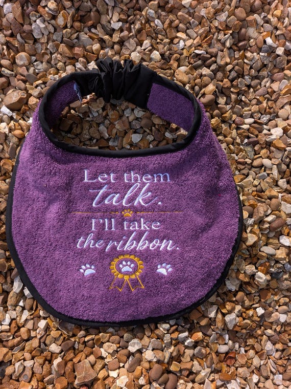 Large Breed Dog Bib: Absorbent Terry Towel, Newfoundland, St Bernard