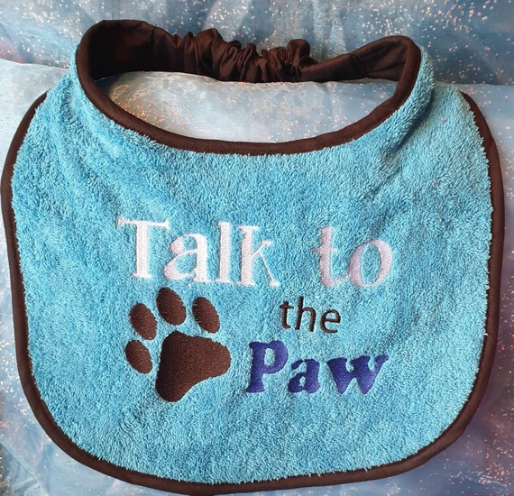 Dog Bib ,Large drool slobber dog bib newfoundland St Bernard etc