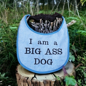 Dog Bib ,Large drool bib, slobber dog bib , newfoundland dog ,St Bernard , large breed dog bib, dog bib,
