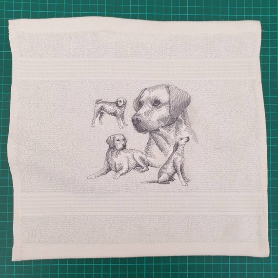 Dog face cloth, dog flannel  ,drool cloth , Labrador