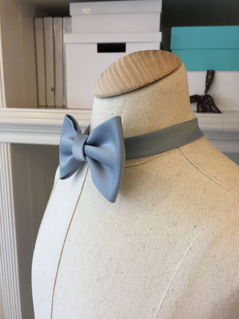 Made to Order Duchess Satin Adjustable Bow Tie image 2