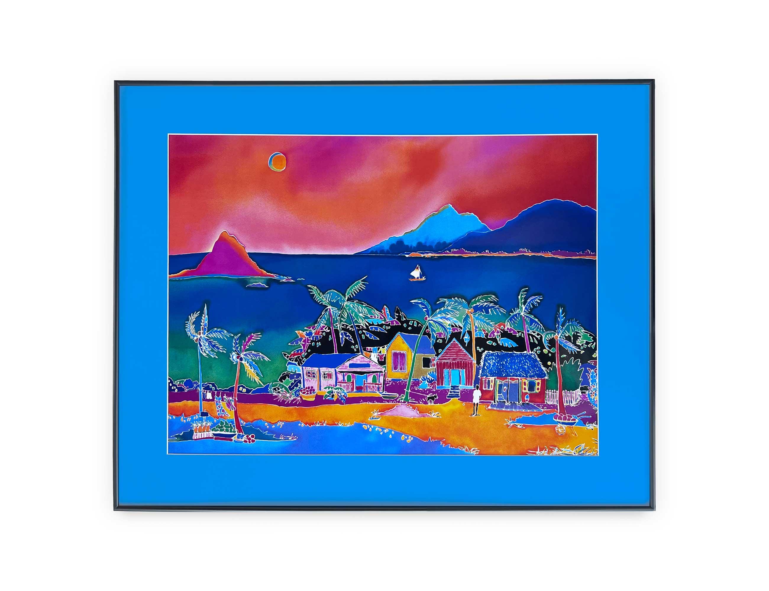 Jennifer Markes Coconut Bay 92×69cm 額装 Jennifer Markes Coconut Bay Unsigned Framed Reproduction Print