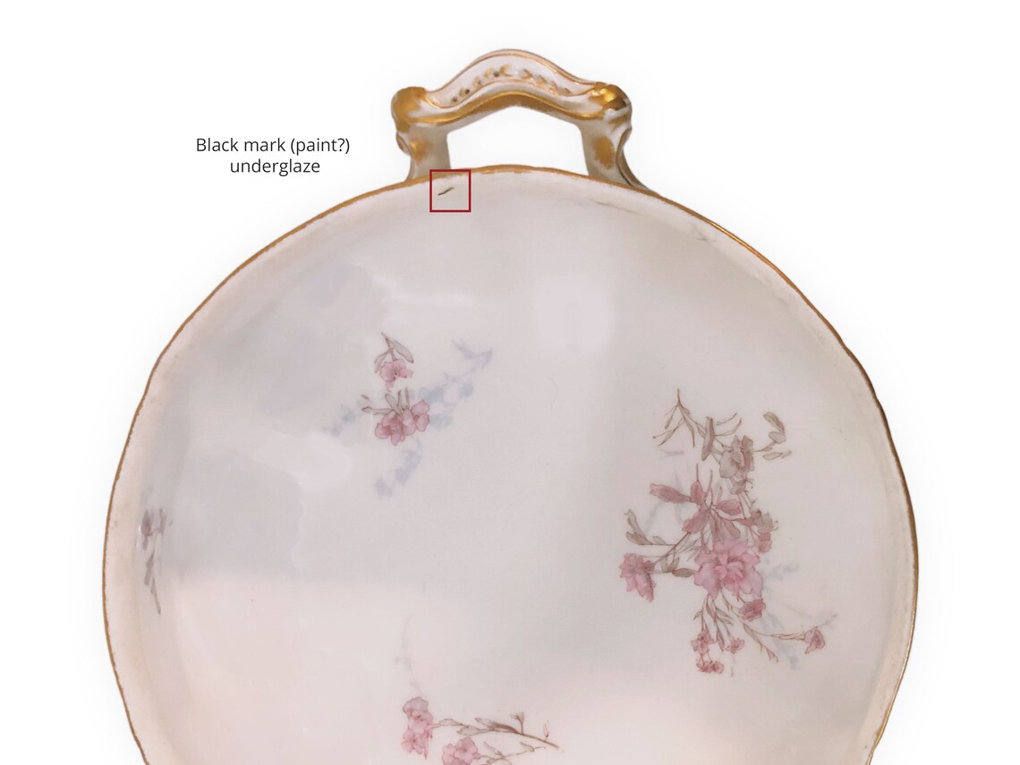 Haviland Limoges Baltimore Rose Schleiger 1151 Round Covered Etsy