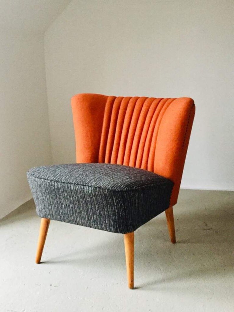 Iconic Mid-Century Bartholomew Chair 1950s Beautiful Cocktail Comfy Lounge Seat