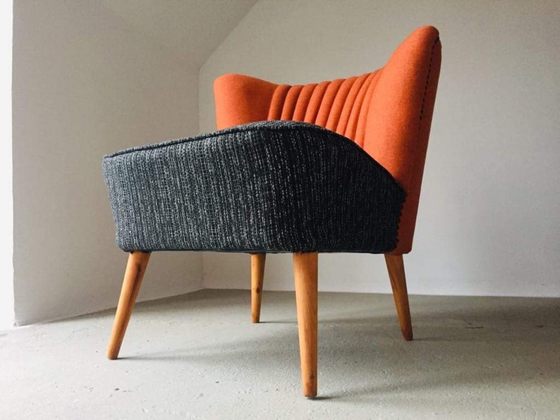 Iconic Mid-Century Bartholomew Chair 1950s Beautiful Cocktail Comfy Lounge Seat