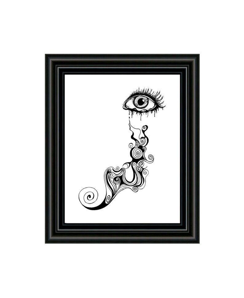 Printable Art Download Eye Art Print PDF Printable Art - Etsy