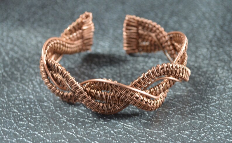 copper bracelet gift for girlfriend wire jewelry copper in handmade gift for women bohemian jewelry copper gifts unique bracelet wire wrap