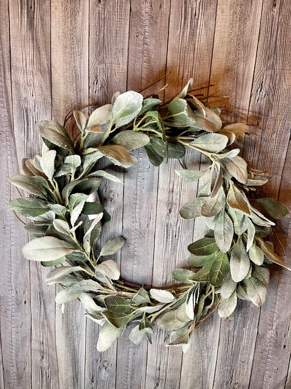 Wreath lambs ear Etsy