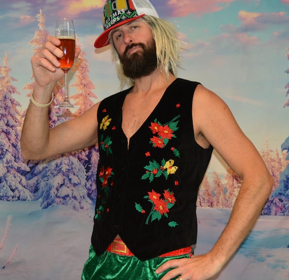 L Ugly Christmas Sweater Vest Women 