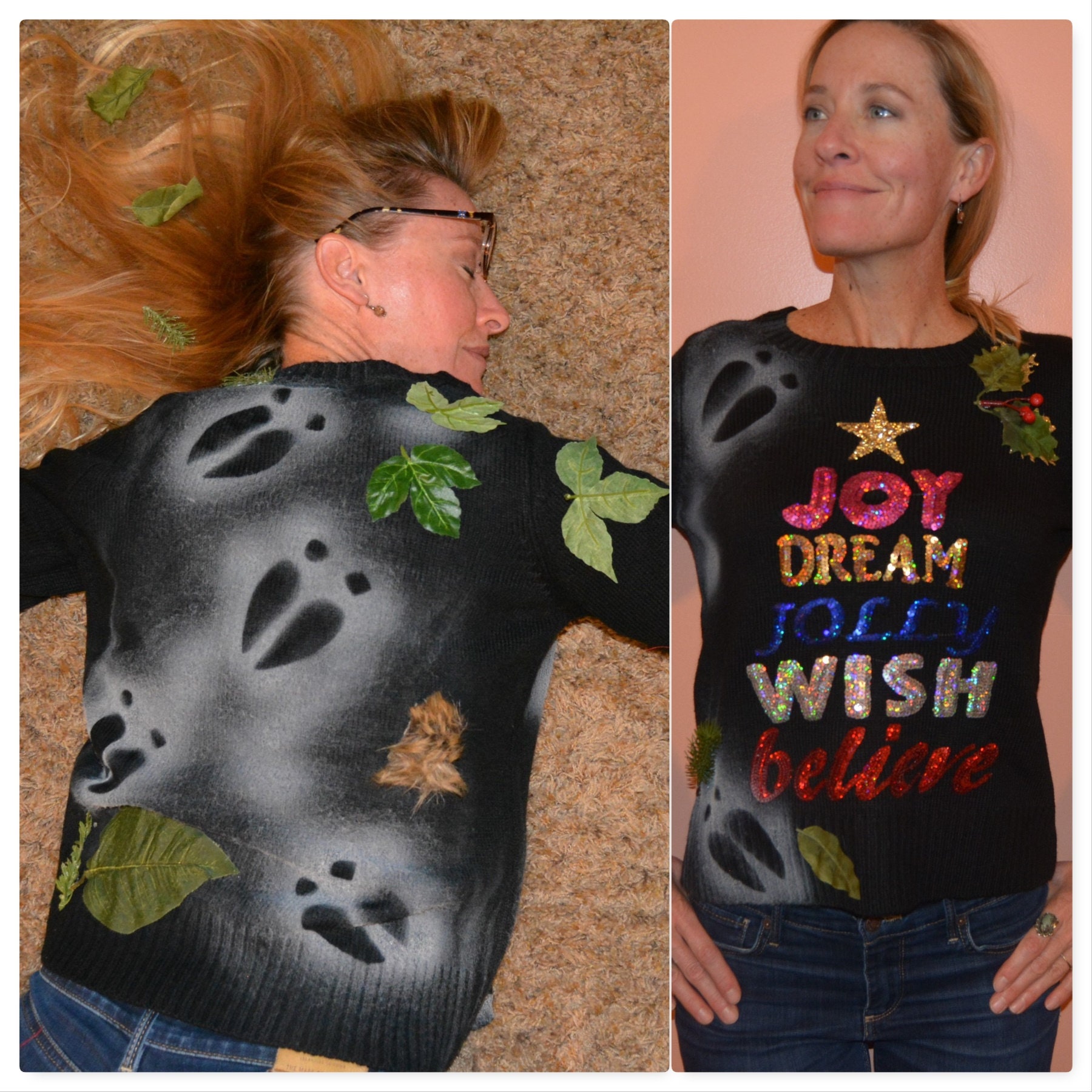 Multi Size Grandma Got Run Over by a Reindeer Women Ugly - Etsy