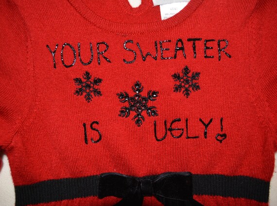 baby christmas sweater dress