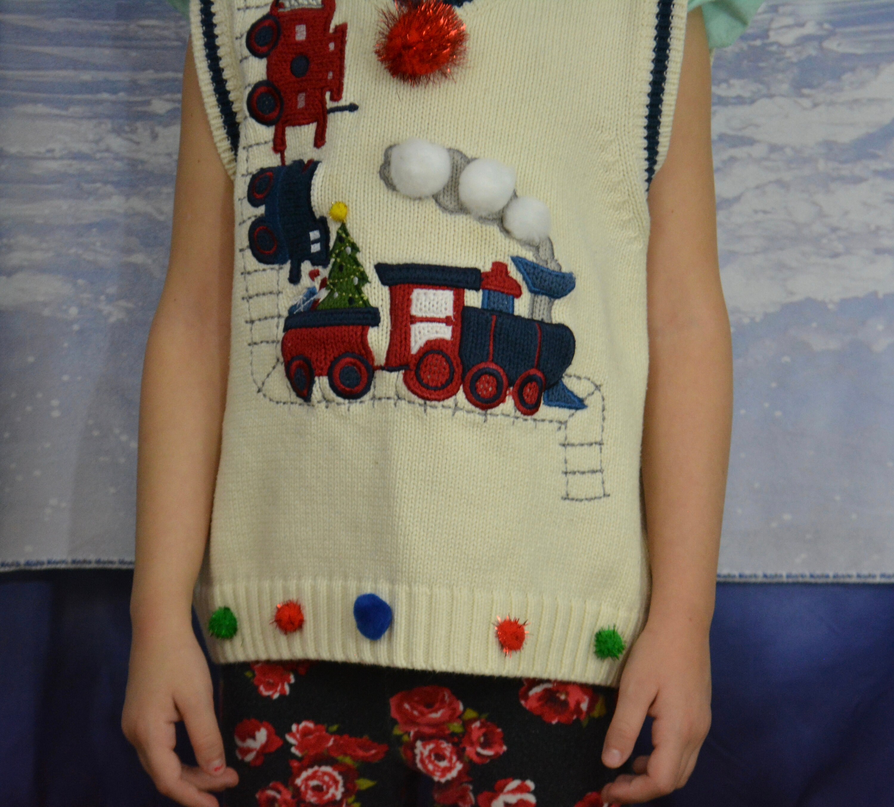 Baby boy christmas sweater vest shop