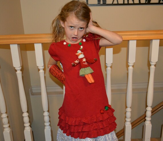 baby girl christmas sweater dress