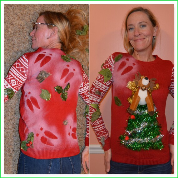 grandma got run over by a reindeer sweater