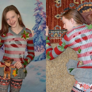 grandma got run over by a reindeer sweatshirt