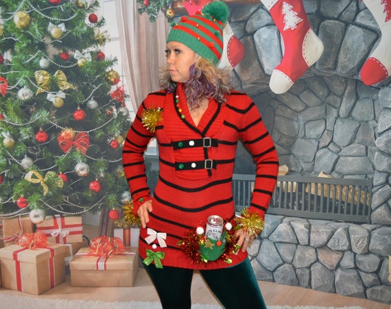 Robe pull moche outlet de noel