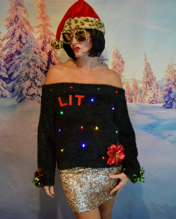 Womens sexy ugly christmas sweater Clearance