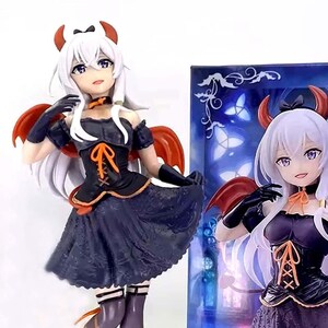 The Journey of Elaina Wandering Witch Figure: Black Outfit, Wings & Horns