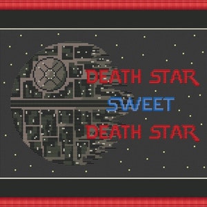 Death Star - Sweet Death Star- Funny Cross Stitch PDF Pattern S Wars - Home Sweet Home