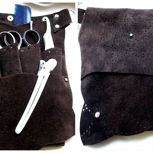 FREE SHIPPING + GIFT/leather scissor holster,Hairdressing Scissors tool Belt scissor holder holster belt pouch bag,hairdresser gift,