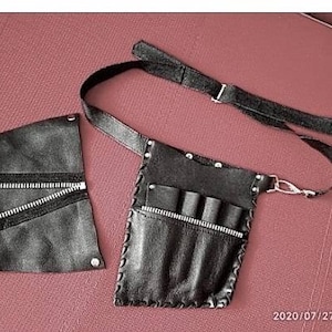 Spedizione gratuita + regalo! Parrucchiere forbici caso cintura copertura parrucchiere regalo toelettatore borsa barbiere