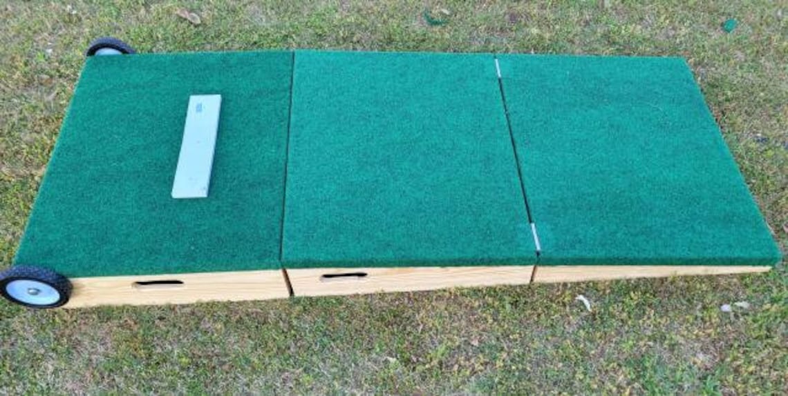 Baseball Pitching Mound Large 40 Inches Wide With Wheels Etsy