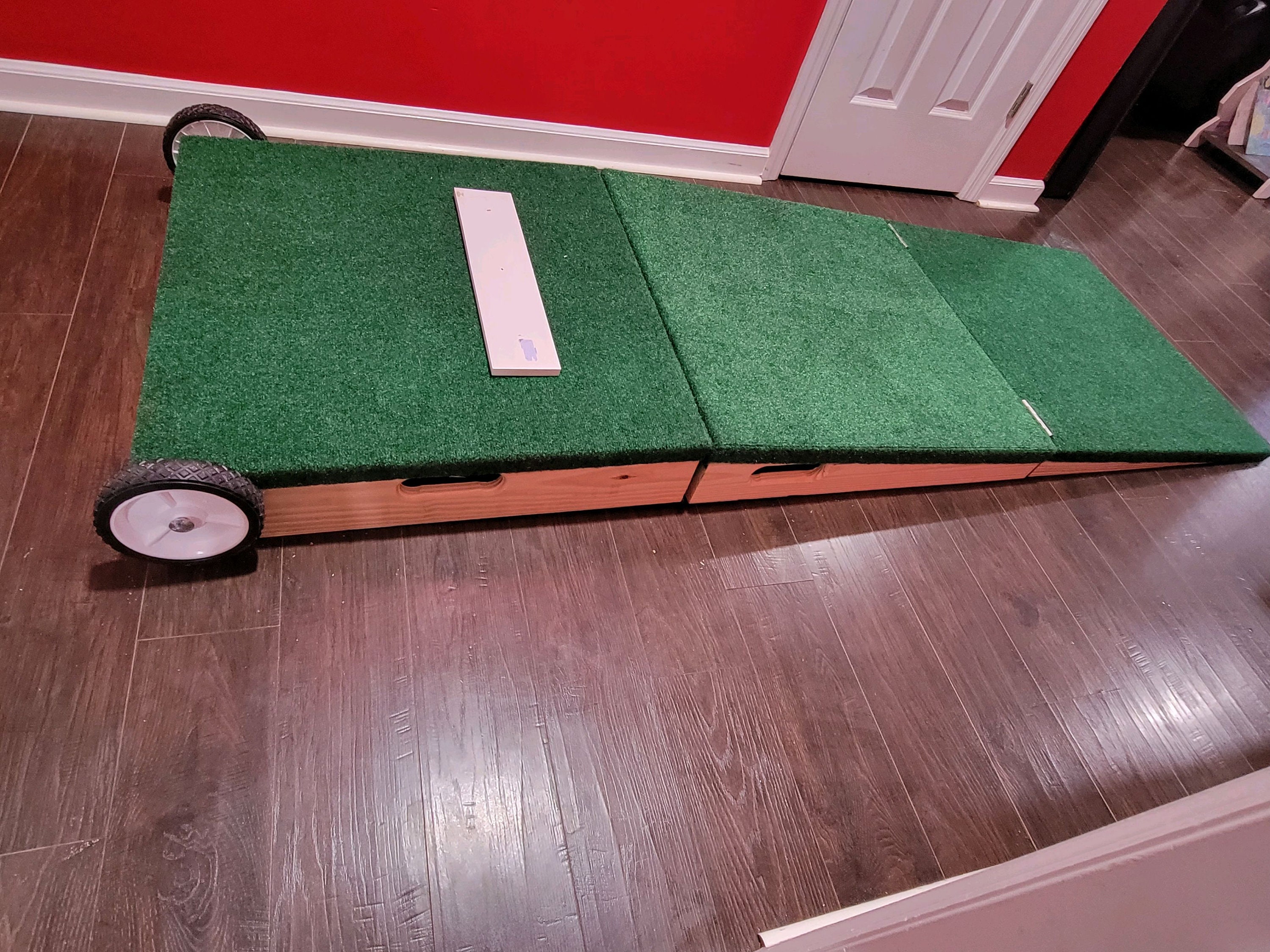 Baseball Pitching Mound With Wheels Folding Foldable Rolling Etsy
