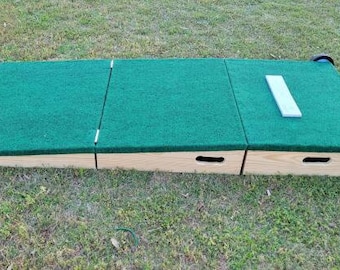 Baseball Pitching Mound Large 40 Inches Wide with Wheels Folding Foldable Rolling Rolls Youth Size and Up Available Free Shipping