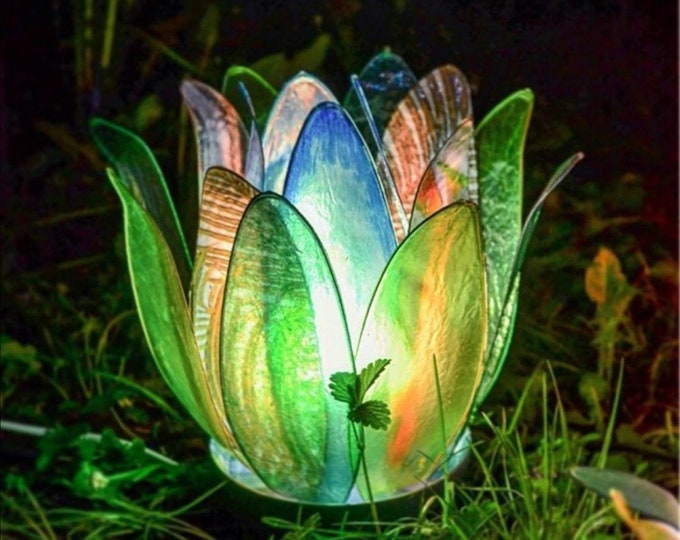 Lotus Flower Lamp Lotus Flower Silent Lagoon Single Piece Etsy