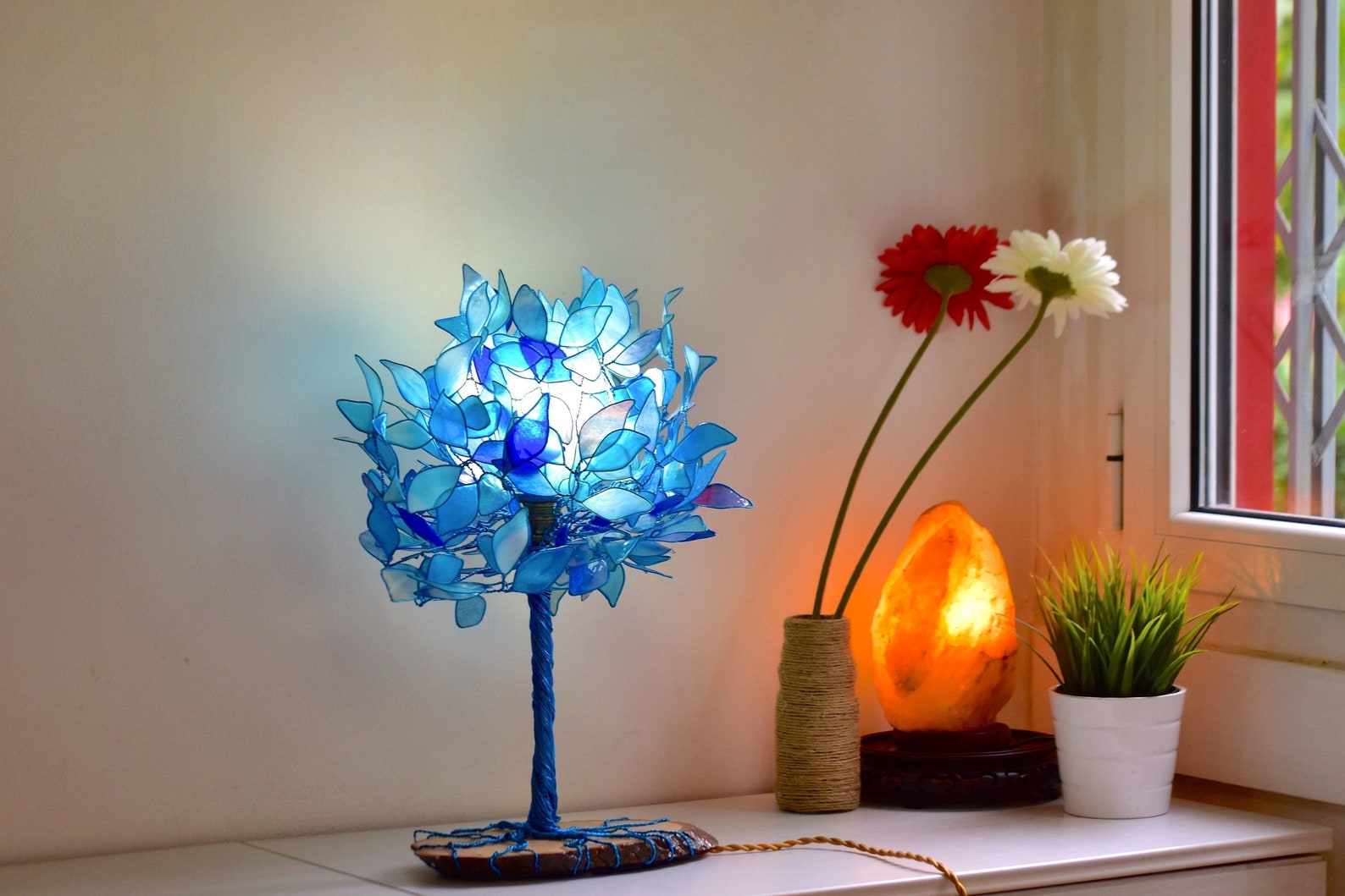 Albero Della Vita Con Pietre Preziose Dei 7 Chakra / Albero - Foto 2