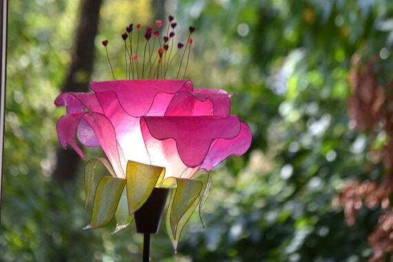 Flower petal cheap floor lamp