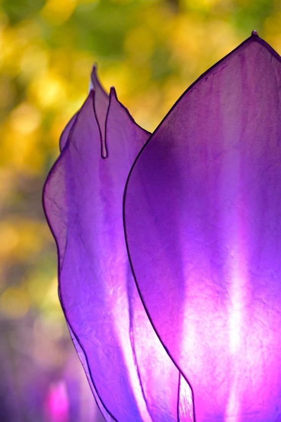 Purple floor light discount