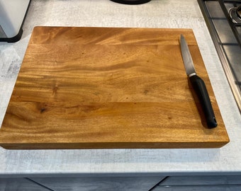 Table Top Premium Hardwood Chopping Board - Thick, Sturdy Cutting - Block Perfect Gift Idea - Table Centre Piece - Dinner Party - 40cmx30cm