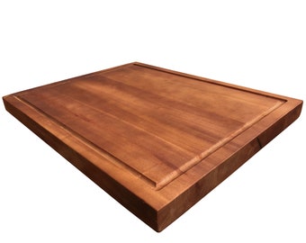 CLICK-DECK Wooden Chopping Board Hardwood Block Strong Thick Sturdy Cutting Board 40cm x 30cm