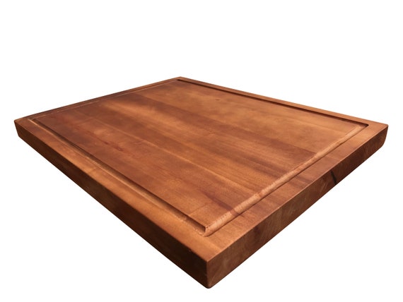 CLICK-DECK Wooden Chopping Board Hardwood Block Strong Thick Sturdy Cutting  Board 40cm X 30cm 