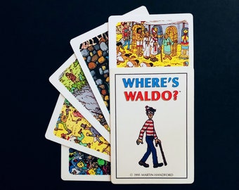 Wally 5 NEW SEALED PACKS! trading cards Where's Waldo? Mattel USA 