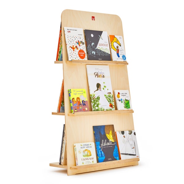 Bianconiglio Kids ® Bibliothèque avant Montessori BUK 100 livres