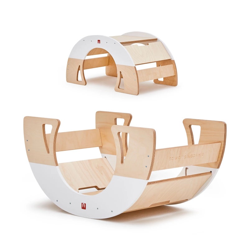 Rocking Objects Bianconigliokids® ROCKER TABLE - Table, Bridge, Tunnel, Rockerboard ...