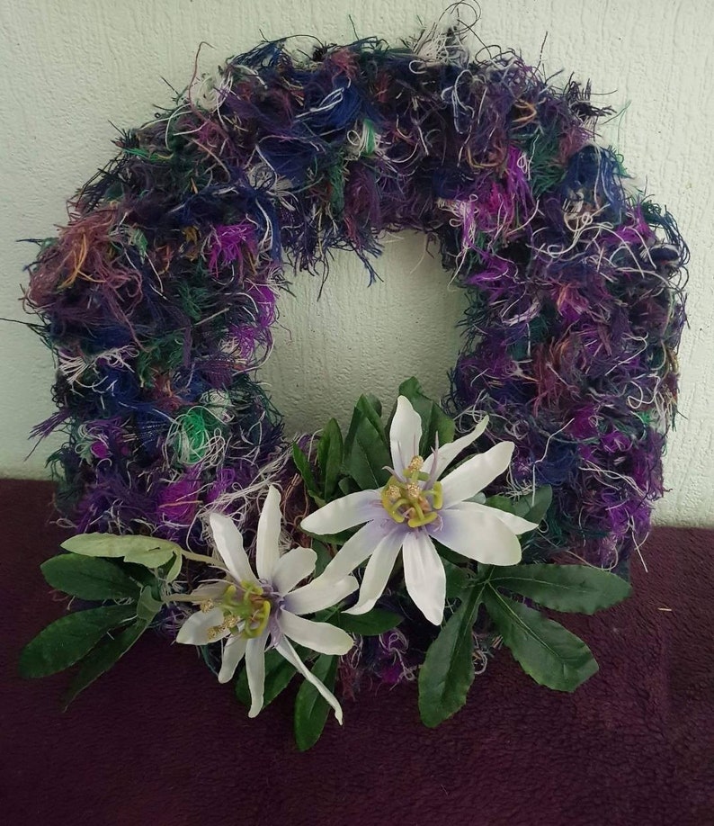 Festive Tweed Selvedge Wreath Kit Make Your Own Wreath to Etsy