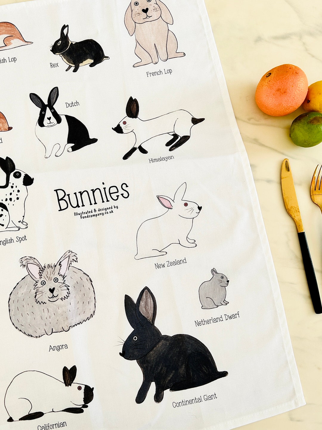 Bunnies Rabbit Tea Towel. Rabbit Tea Towel. Bunny Rabbit Tea Towel ...