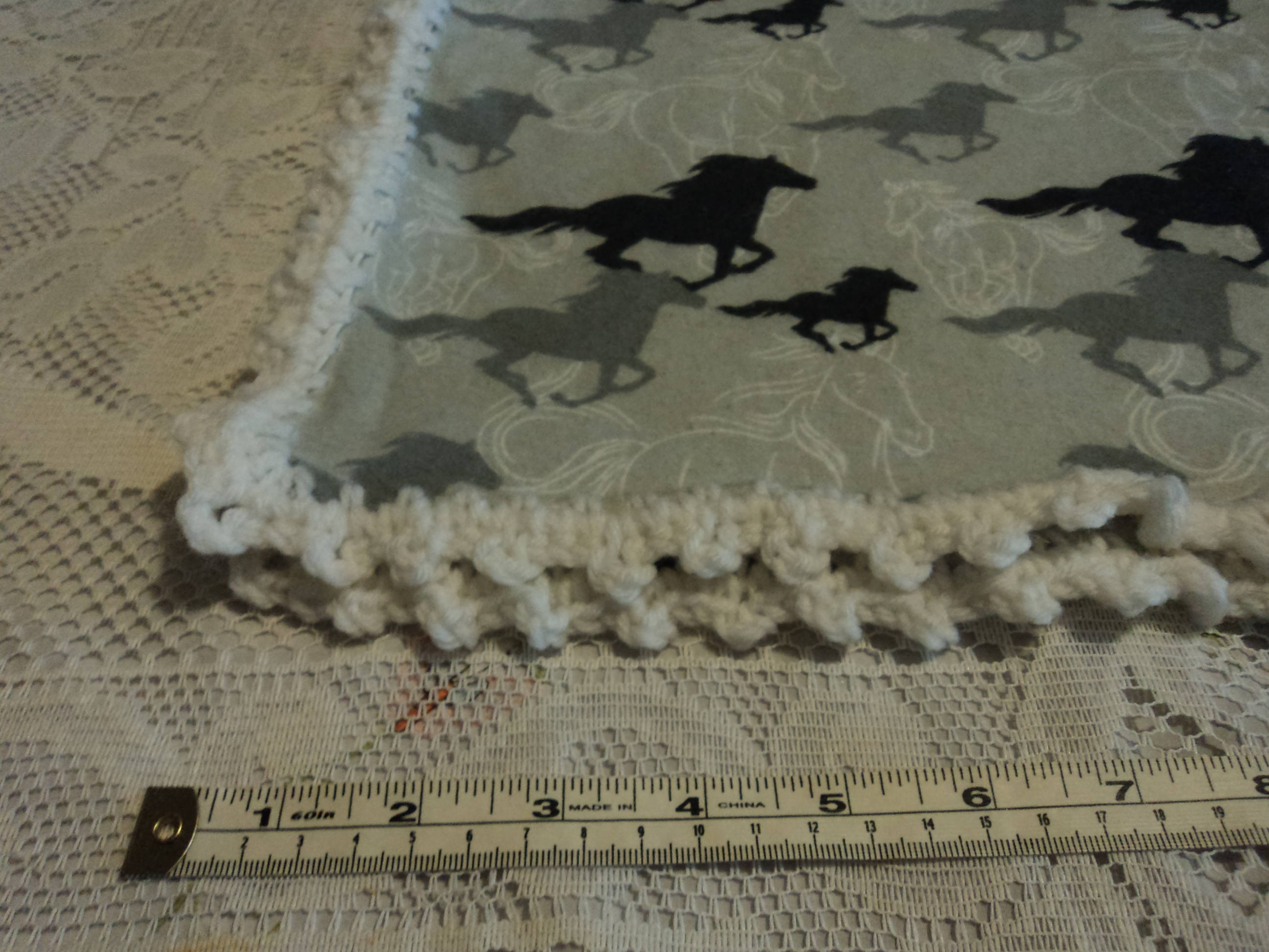 Baby Blanket Horse Baby Blanket Horses Crib Blanket Etsy Italia