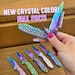 Rainbow Chrome Holo Iridescent Pocket Knife w/ Crystals | Bling Knife | Pocket Knife for Women or Men! 