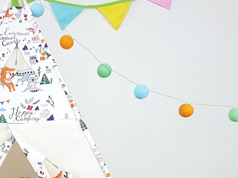 fairy lights garland home decor lighting nursery decor lamps birthday gift wedding decor boho decor MIX/'N/'MATCH Cotton ball string lights